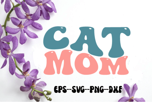 CAT MOM Retro Wavy Svg Sublimation Review