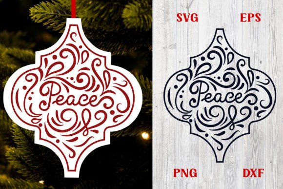 Peace Christmas Arabesque SVG Review
