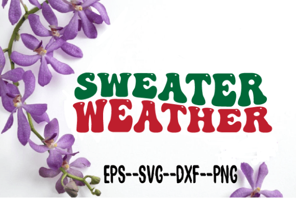 Sweater Weather Christmas Retro Wavy Svg Review